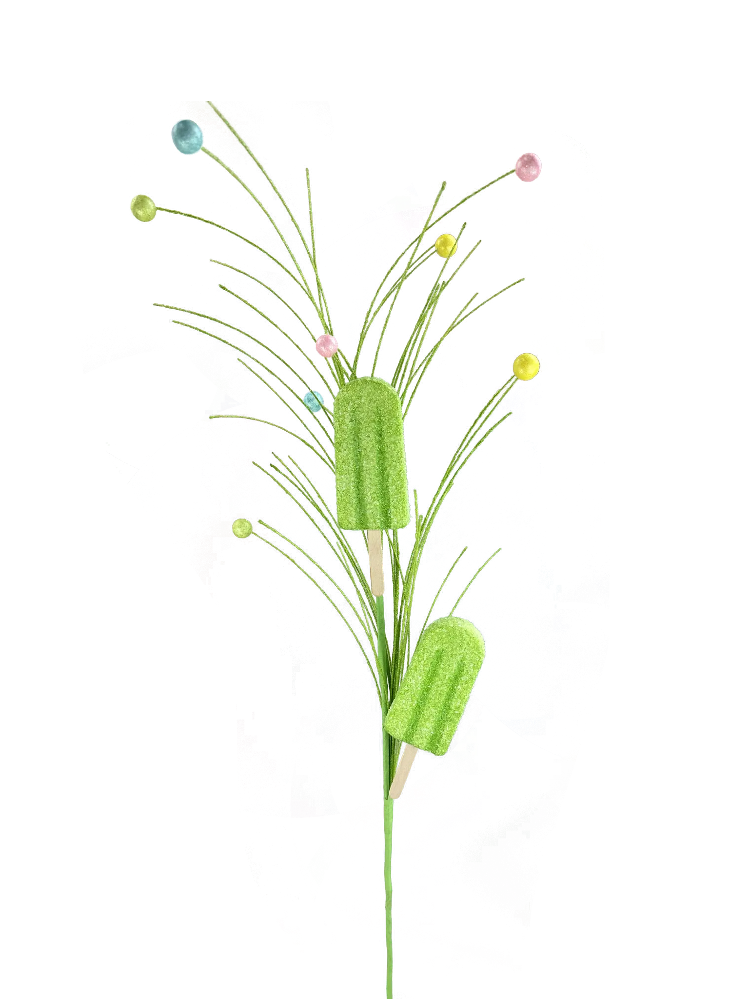 30" Green Popsicle Spray 2 Stems 63397GN