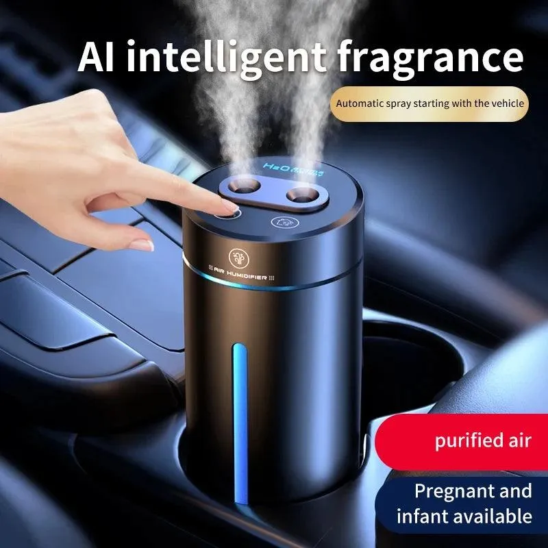 380ML Double Spray Vehicle Air Humidifier USB