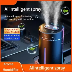380ML Double Spray Vehicle Air Humidifier USB