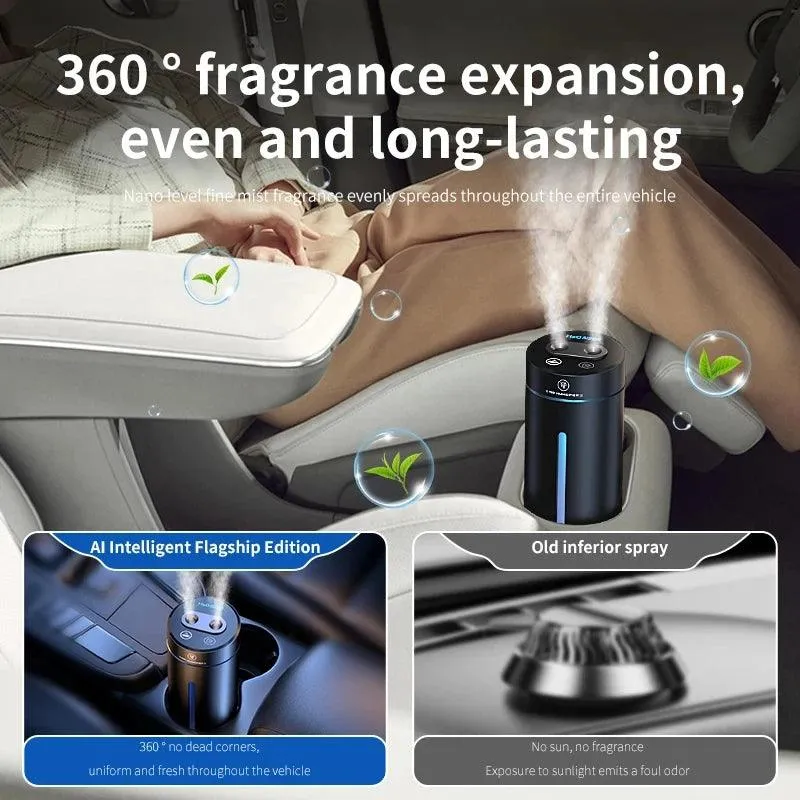 380ML Double Spray Vehicle Air Humidifier USB