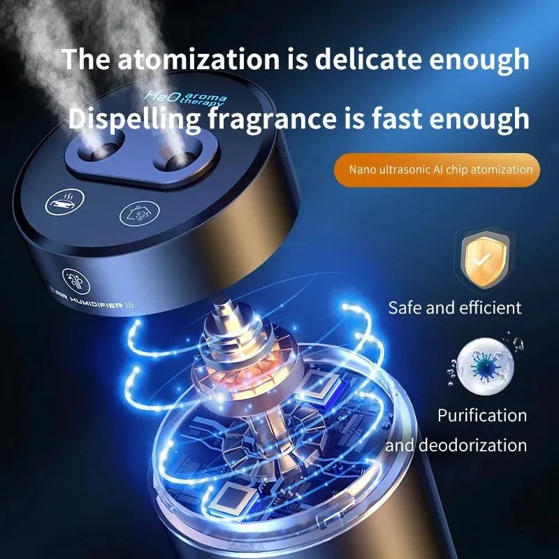 380ML Double Spray Vehicle Air Humidifier USB