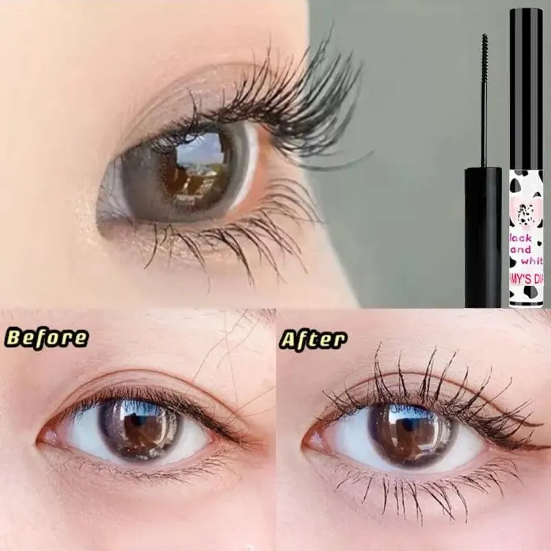 Black Brown Waterproof Mascara  Long-Lasting Curling Eyelashes