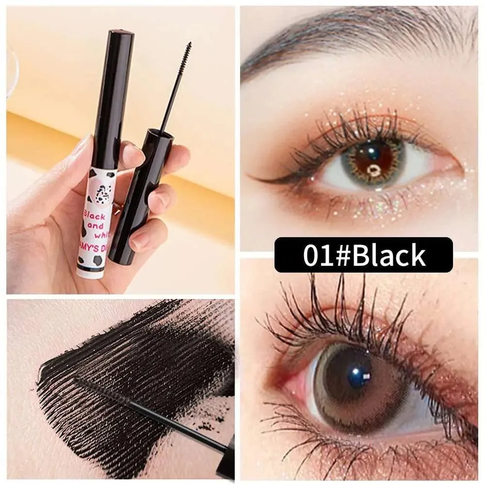 Black Brown Waterproof Mascara  Long-Lasting Curling Eyelashes