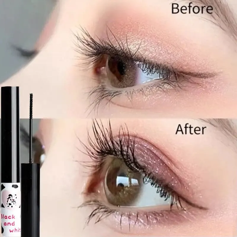 Black Brown Waterproof Mascara  Long-Lasting Curling Eyelashes