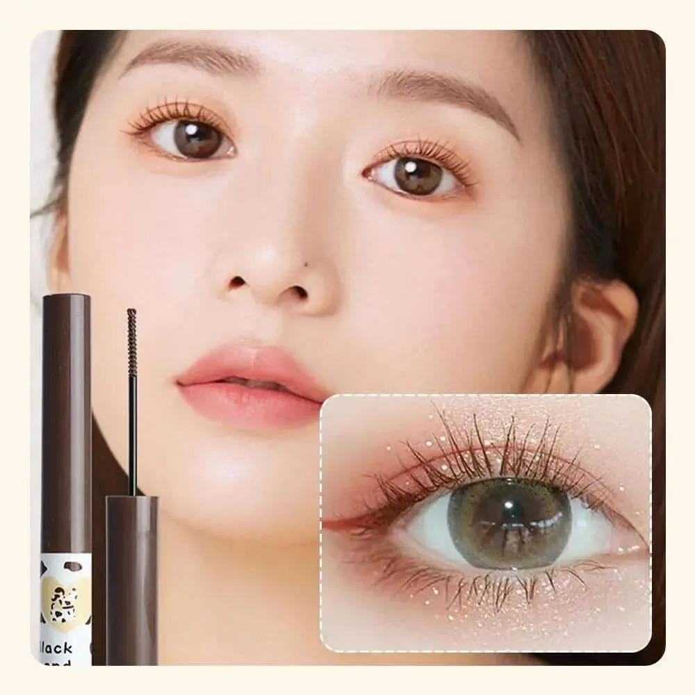 Black Brown Waterproof Mascara  Long-Lasting Curling Eyelashes