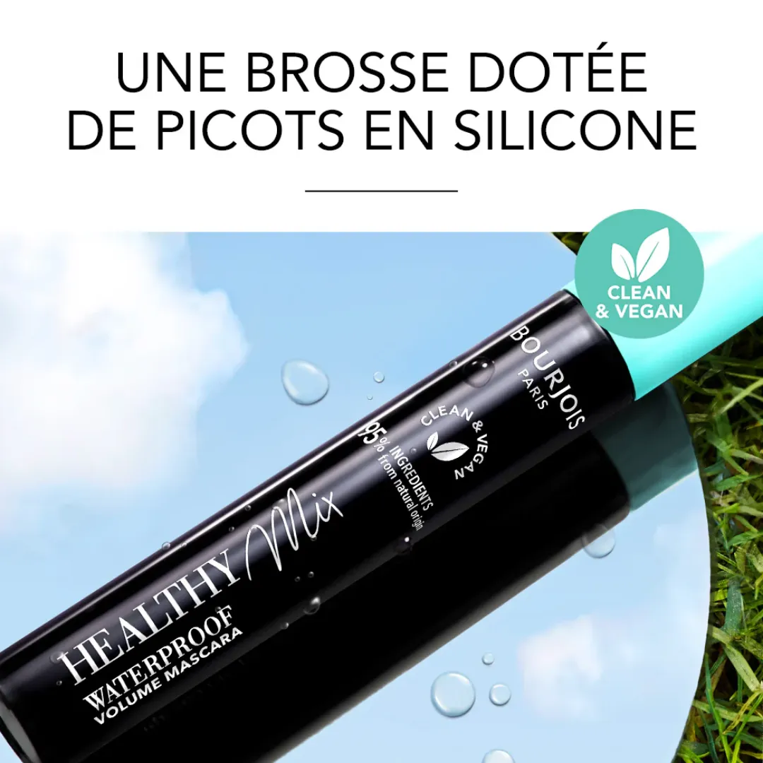Bourjois Healthy Mix Clean Mascara 001 Waterproof Ultra Black