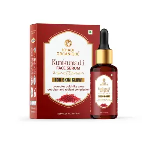 Khadi Organique Kumkumadi Face Serum For Radiance Glow Skin With 100% Natural Ingredients - 30ML
