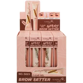 Simply Bella Nature Eyebrow Gel - Wholesale Display 24 Units (S023)
