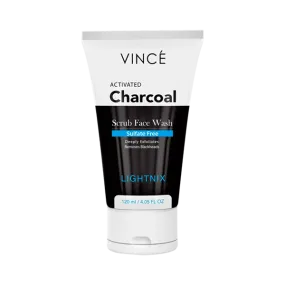 Vince Scrub Face Wash Activated Charcoal 120ml